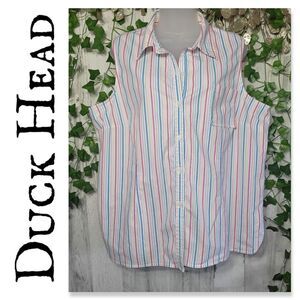 Duck Head Sleeveless Button Up Shirt